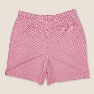 Vintage gingham cottagecore picnic shorts 32"